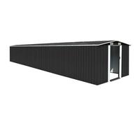 VIDAXL - Capanno da Giardino Antracite 257x779x181cm in Acciaio Zincato
