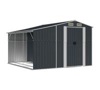 AX Capanno Ingresso Ventilato Esterno 2.77x2.79x1.79m Antracite Casetta 3188293