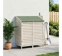vidaXL Capanno da Giardino con tetto Bianco 106 x 56 x 113,5 cm