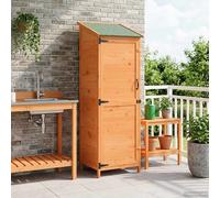 Capanno da Giardino con tetto Marrone 59,5 x 56 x 176,5 cm