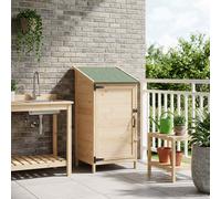 Capanno da Giardino con tetto Naturale 59 x 56 x 113,5 cm