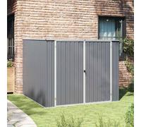 VIDAXL - Capanno da Giardino Grigio 195x198x159 cm in Acciaio Zincato