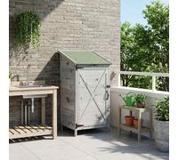 vidaXL Capanno da Giardino Grigio 59,5 x 56 x 113,5 cm