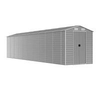 VIDAXL - Capanno Da Giardino Grigio Chiaro 191x895x198cm Acciaio Zincato