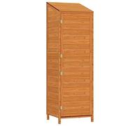 vidaXL Capanno da Giardino Marrone 55x52x174,5 cm Legno Massello Abete