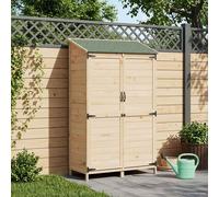 vidaXL Capanno da Giardino Naturale 106 x 56 x 176,5 cm