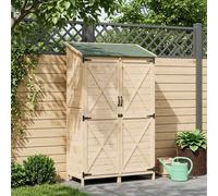 vidaXL Capanno da Giardino Naturale 106 x 56 x 176,5 cm