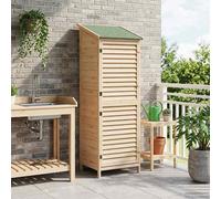 vidaXL Capanno da Giardino Naturale 59,5 x 56 x 176,5 cm