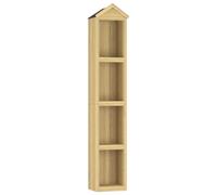 vidaXL Capanno per Attrezzi da Giardino 40x33x222cm in Pino Impregnato