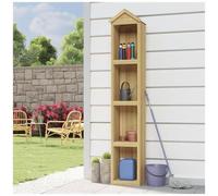 AX Capanno Garage Tetto Bitume Attrezzi Casetta 4Ripiani 40x33x222cm News 318189