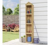 AX Capanno Garage Tetto Bitume Attrezzi Casetta 4Ripiani 40x33x222cm News 318189