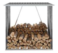 Capannone da Giardino in Acciaio Zincato 163x83x154cm Antracite
