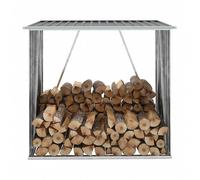 vidaXL Capannone da Giardino in Acciaio Zincato 163x83x154cm Antracite