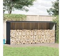 vidaXL Capannone da Giardino in Acciaio Zincato 330x84x152cm Antracite