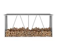 VIDAXL - Capannone da Giardino in Acciaio Zincato 330x84x152cm Grigio