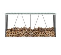 Capannone da giardino in acciaio zincato 330x84x152cm verde