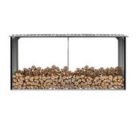 Capannone da Giardino in Acciaio Zincato 330x92x153cm Antracite