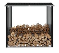 vidaXL Capannone in Acciaio Zincato 172x91x154 cm Antracite