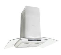 vidaXL Cappa a Isola 90cm con Display LCD e Sensore Touch 756 m³/h LED