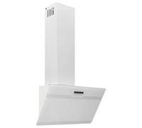 Cappa A Parete 60 Cm In Acciaio E Vetro Temperato Bianco