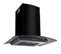 Cappa Aspirante A Muro Acciaio Inox 756 M / h 60 Cm Nera