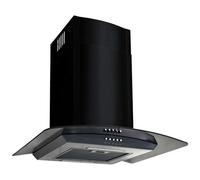 VIDAXL - Cappa Aspirante A Muro Acciaio Inox 756 M / h 60 Cm Nera