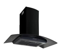 VIDAXL - Cappa Aspirante A Muro Acciaio Inox 756 M / h 90 Cm Nera