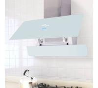 vidaXL Cappa con Schermo Touch Bianco 900 mm