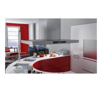 vidaXL Cappa da Cucina a Isola in Acciaio Inox con Display LCD
