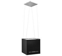 vidaXL Cappa da Cucina ad Isola Sospesa LCD Sensore 37 cm in Acciaio