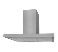 vidaXL Cappa Piatta Inossidabile 900 mm