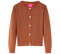 vidaXL Cardigan da Bambina Lavorato a Mano Cognac 140
