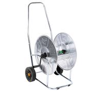 vidaXL Carrello Avvolgitubo per Tubo Flessibile 80 m 3/4" in Acciaio