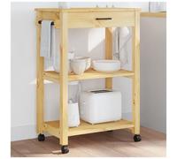 VIDAXL - Carrello Da Cucina Monza 60x40x90 Cm In Legno Massello Di Pino