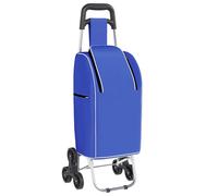 vidaXL Carrello della spesa blu 38 L