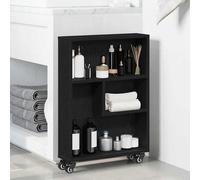vidaXL Carrello di Stoccaggio Stretto 3 livelli 48 x 13 x 68 cm