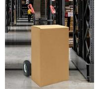 vidaXL Carrello Pieghevole Estensibile Nero e Rosso 57 x 46 x 113 cm