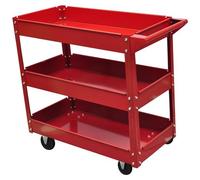 vidaXL - Carrello Porta Attrezzi, Carrello 3 Ripiani, Portata 100