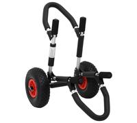 vidaXL Carrello SUP per Tavola da Surf Pieghevole 45 kg in Alluminio