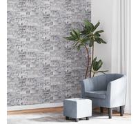 vidaXL Carta da Parati 3D Pietra Grigio e Marrone 10x0,53m Non Tessuto