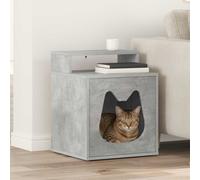 vidaXL Casa per Gatti Calcestruzzo 42,5 x 40 x 53,5 cm