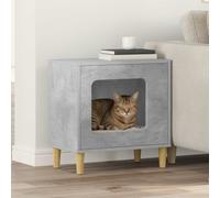 vidaXL Casa per Gatti Calcestruzzo 51 x 30 x 52 cm
