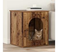 vidaXL Casa per Gatti Legno vecchio 53 x 52 x 62 cm