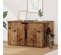 vidaXL Casa per Gatti Legno vecchio 85 x 55 x 50,5 cm