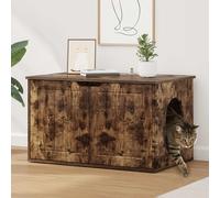 vidaXL Casa per Gatti Rovere fumé 85 x 55 x 50,5 cm