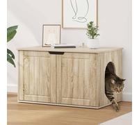 vidaXL Casa per Gatti Sonoma 85 x 55 x 50,5 cm Legno ingegnerizzato