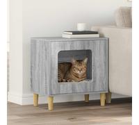 Casa per Gatti Sonoma grigio 51 x 30 x 52 cm
