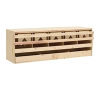 VIDAXL - Casetta Cova per Galline 5 Scomparti 117x33x38 cm Legno di Pino