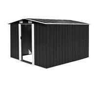 vidaXL Casetta per attrezzi in metallo, 257 x 298 x 178 cm