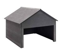 vidaXL Casetta per Rimessaggio Rasaerba Grigio 80x80x70 cm in WPC